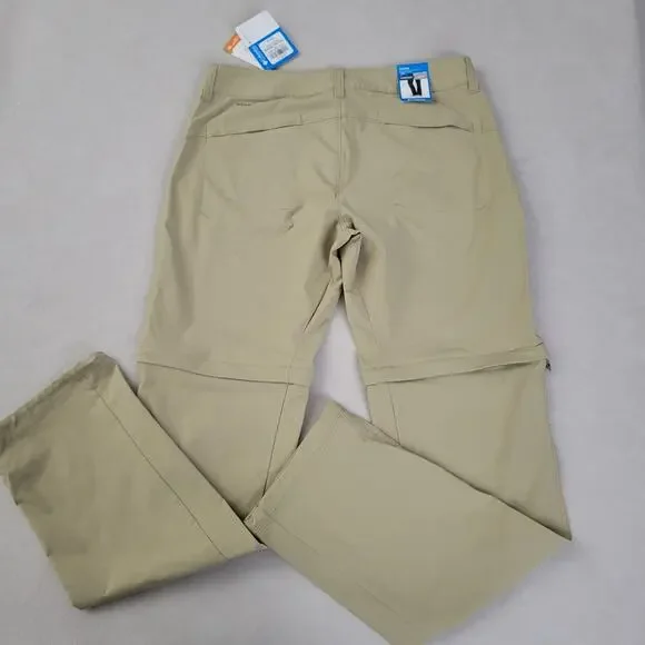 Columbia Womens Omni Shield Straight Leg Convertible Pants Active Fit 12 Long - Picture 12 of 13